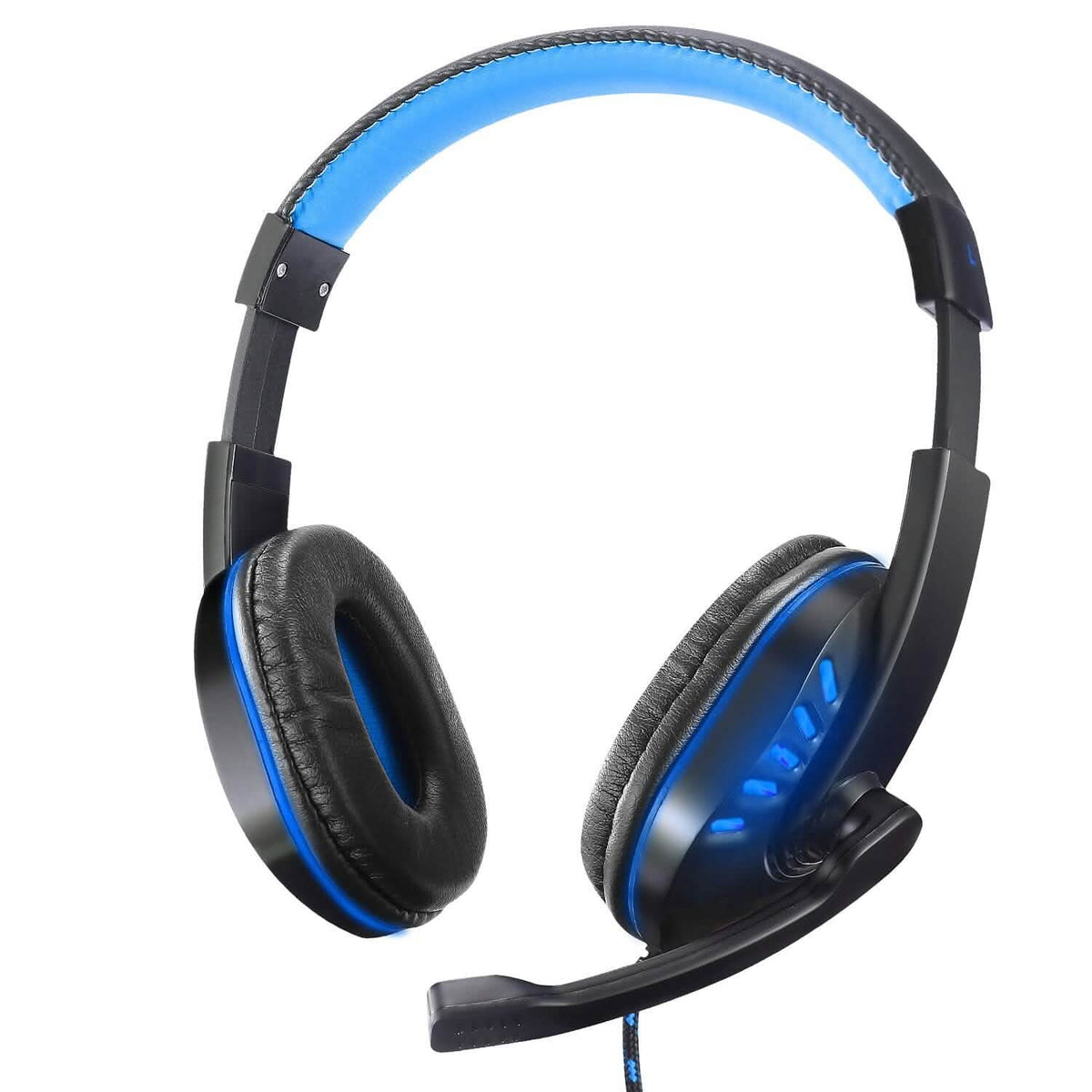 Gaming Headsets Stereo Noise Isolation Over Ear Headphone with LED Light - Headphones - by EasyOptionXY | Heavy Bass &