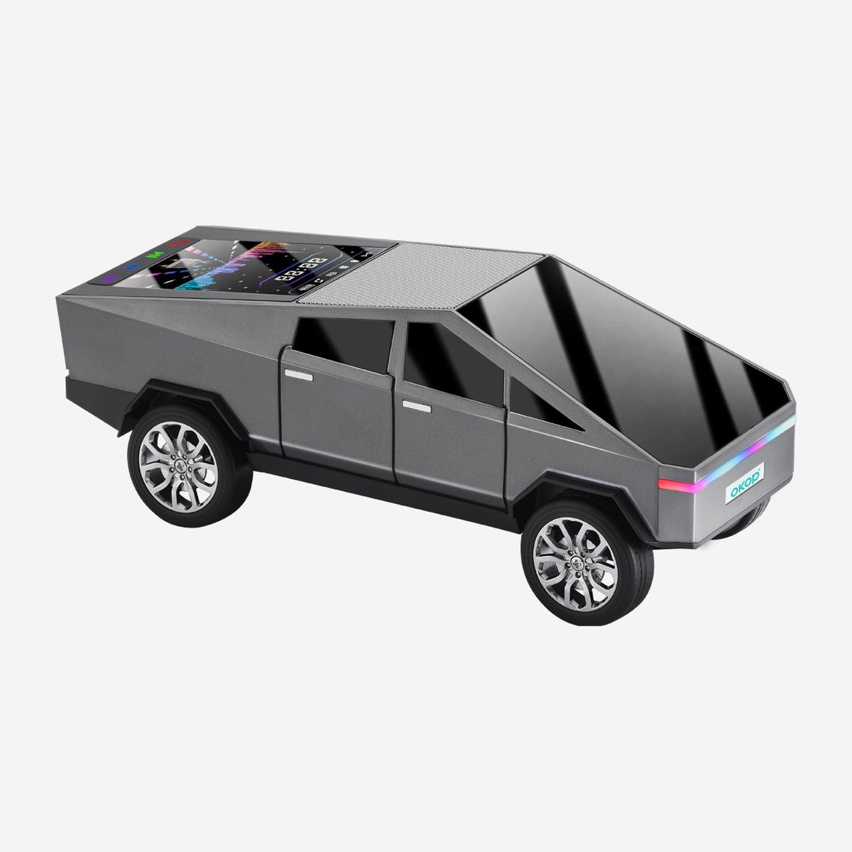 KP-828 Best-Selling Bluetooth Speaker Cyber Style Car Model With Dynamic Color Screen Wireless (product 10477795672347)