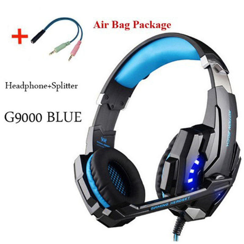 Wired Gaming Headset Headphones Surround Sound Deep Bass Stereo Casque Earphones With Microphone - 0 - by Noventix (image 5)