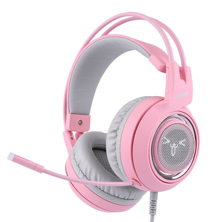 G951 Gaming Headset USB 7.1 Virtual Surround Sound Headsets LED Cat Ear Headphones - 0 - by My Store (image 5) | Heavy Bass