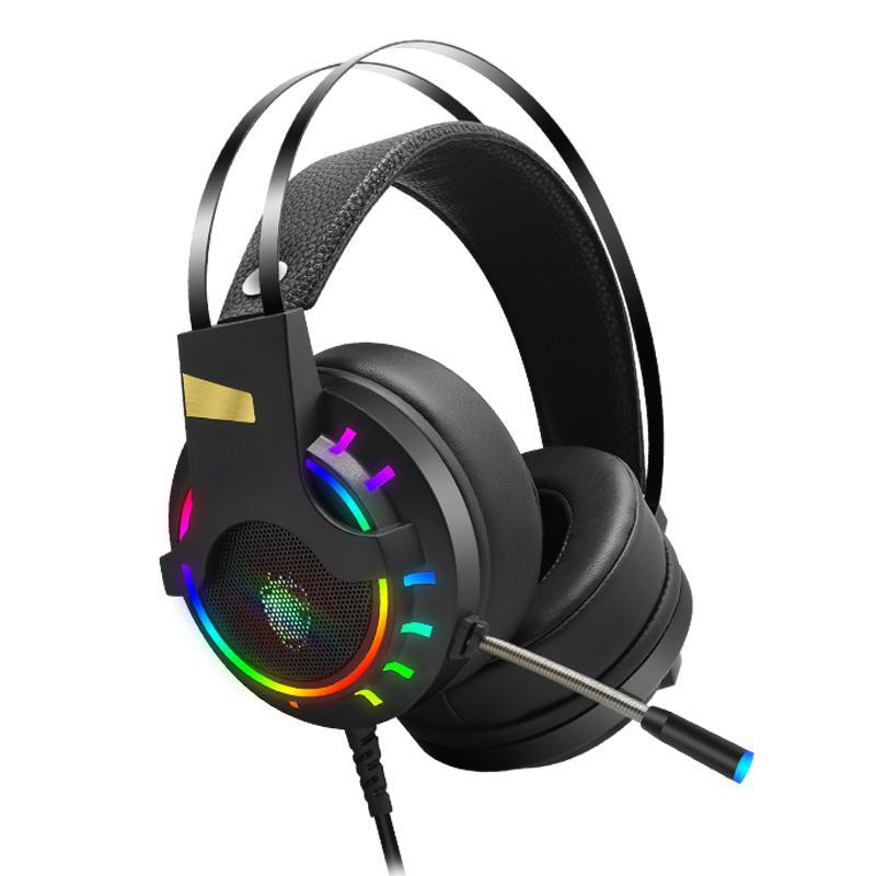 Luxury Gaming Headset with Microphone 3.5mm Wired Earphone Surround Sound Game Headphone for PC (product 10477775061275)