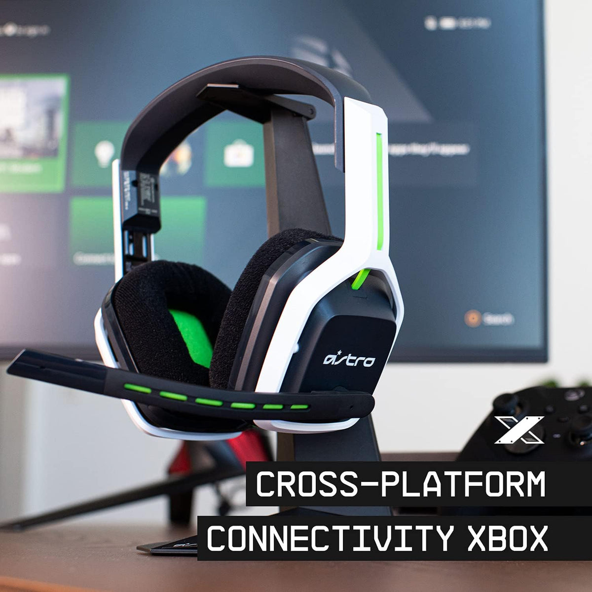 ASTRO Gaming Logitech G A20 Gen 2 Wireless Headset Xbox - White/Green - Headphones - by EasyOptionXY (image 3) | Heavy Bass