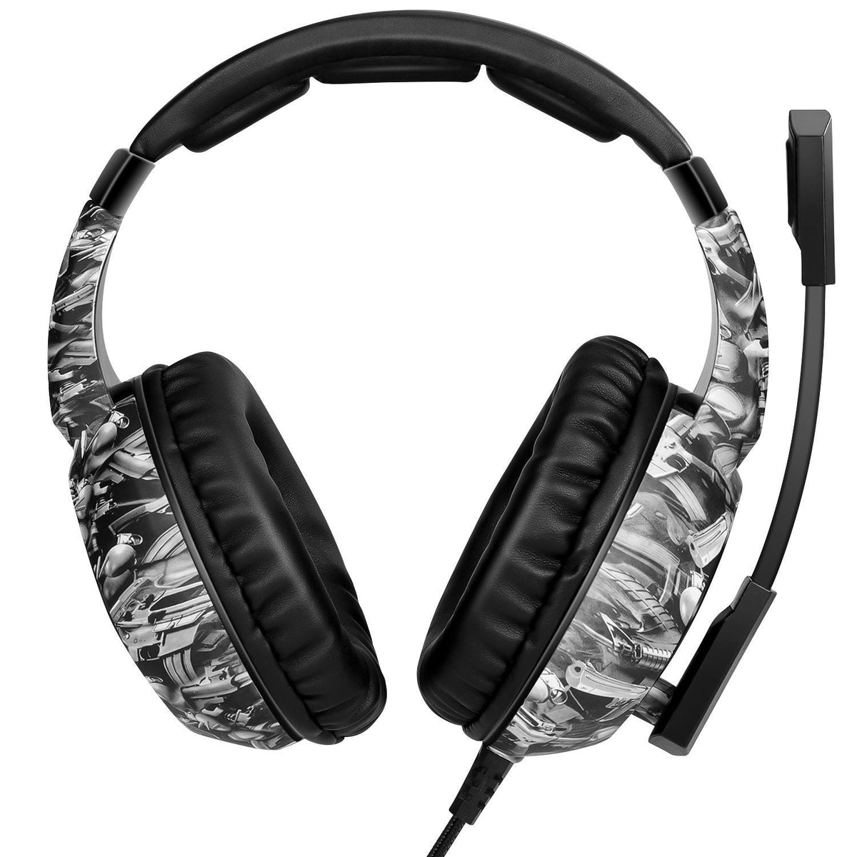 Gaming Headset For X-box One, PS4 Over Ear Headphones RGB Earphone With Noise (product 10477775454491 image 43998713020699)