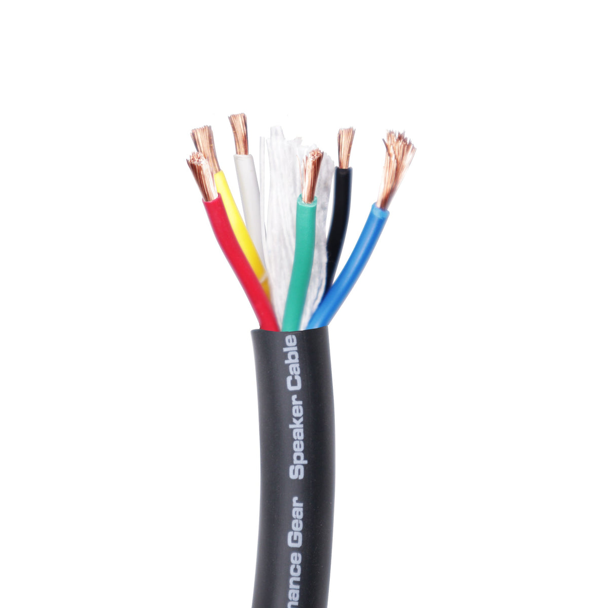 ProX XC-612-500 - 500 Ft. 12 AWG 6 Conductor Hybrid Passive Speaker Wire Bulk Cable Spool Black - (product 10477795508507)