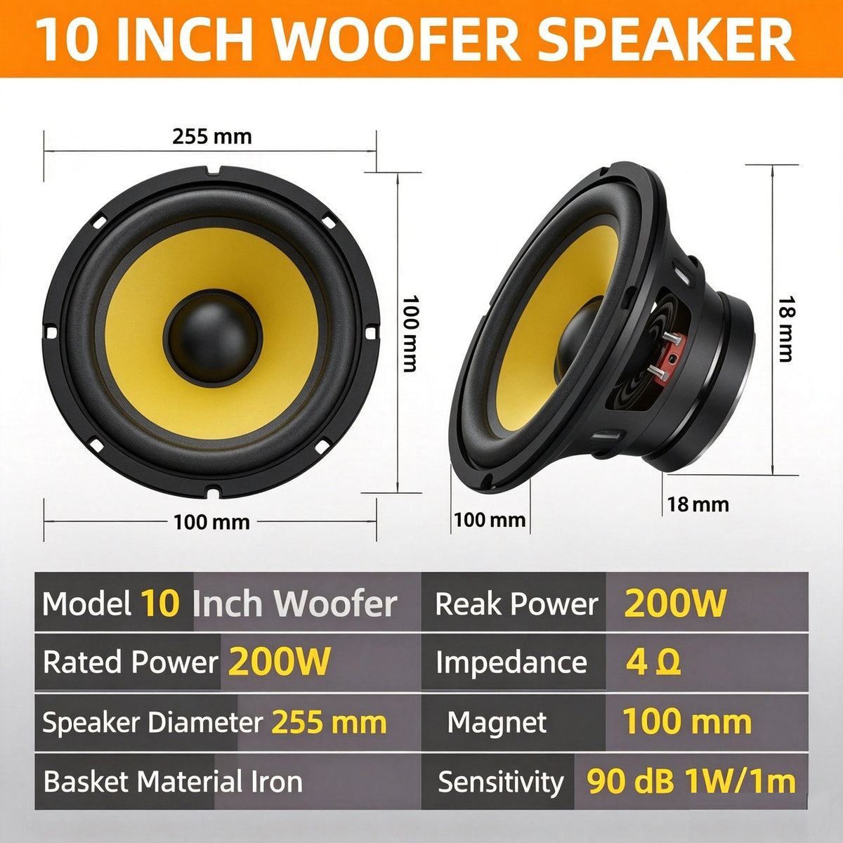 4 5 6.5 8 10 12 Inch Car Subwoofer Speaker Heavy Bass Audio Loudspeaker For (product 10477796622619 image 43998829969691)