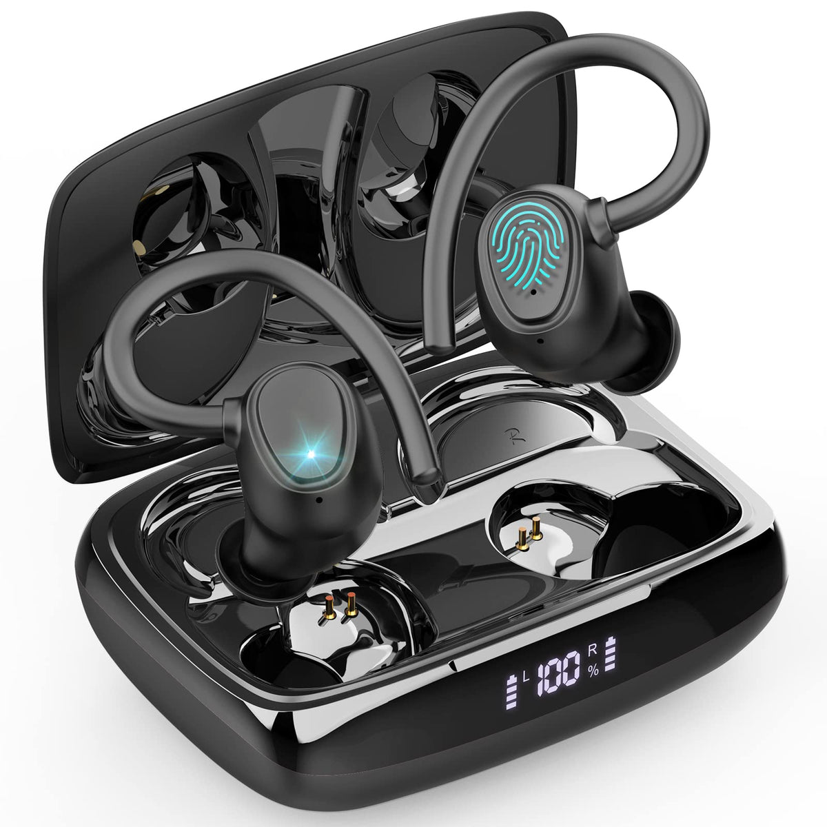 Wireless Earbud Bluetooth 5.1 Headphones Sport Wireless Bluetooth Earphones in (product 10477776011547 image 43998716461339)