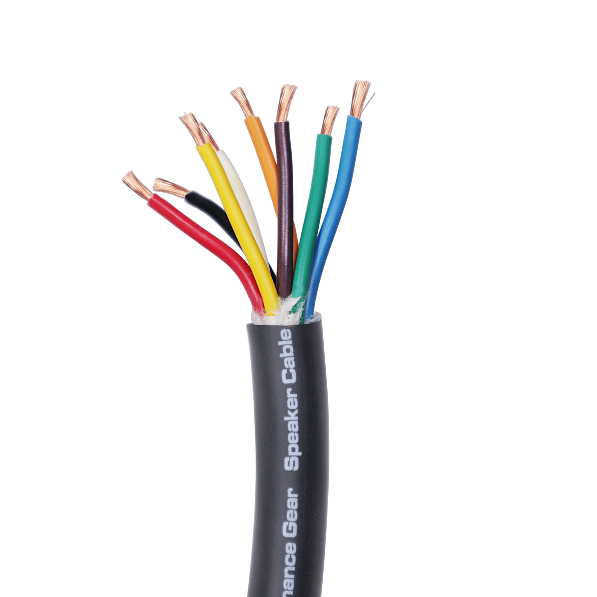 ProX XC-812-500 - 500 Ft. 12 AWG 8 Conductor Hybrid Passive Speaker Wire Bulk Cable Spool Black - (product 10477795442971)