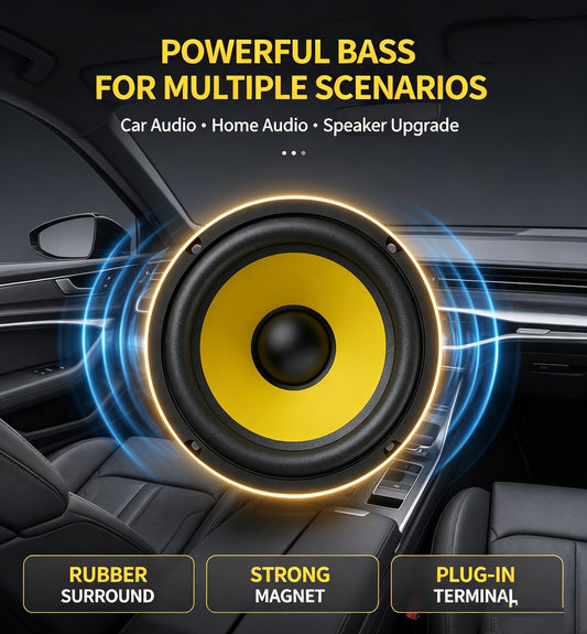 4 5 6.5 8 10 12 Inch Car Subwoofer Speaker Heavy Bass Audio Loudspeaker For Car Stereo Modification (product 10477796622619)