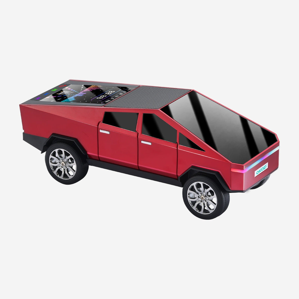 KP-828 Best-Selling Bluetooth Speaker Cyber Style Car Model With Dynamic Color (product 10477795672347 image 43998823645467)