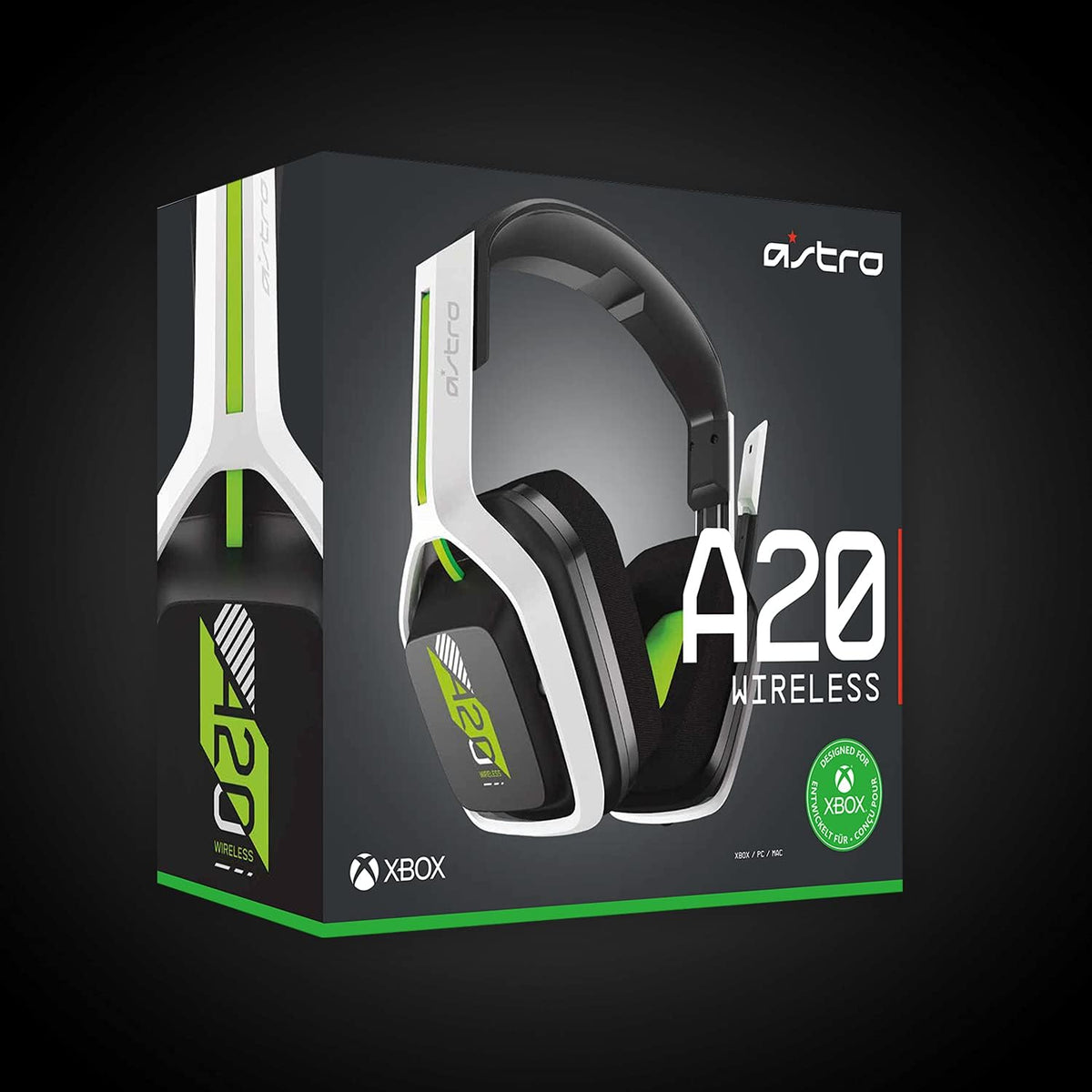 ASTRO Gaming Logitech G A20 Gen 2 Wireless Headset Xbox - White/Green - Headphones - by EasyOptionXY (image 8) | Heavy Bass