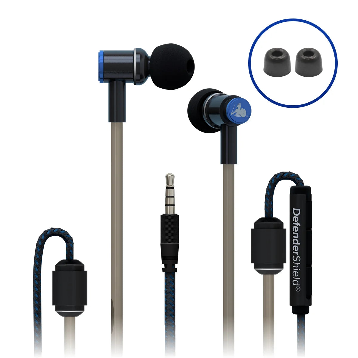 EMF Radiation-Free Earbuds Air Tube Stereo Headphones - simple - by DefenderShield (image 3) | Heavy Bass & Prosody