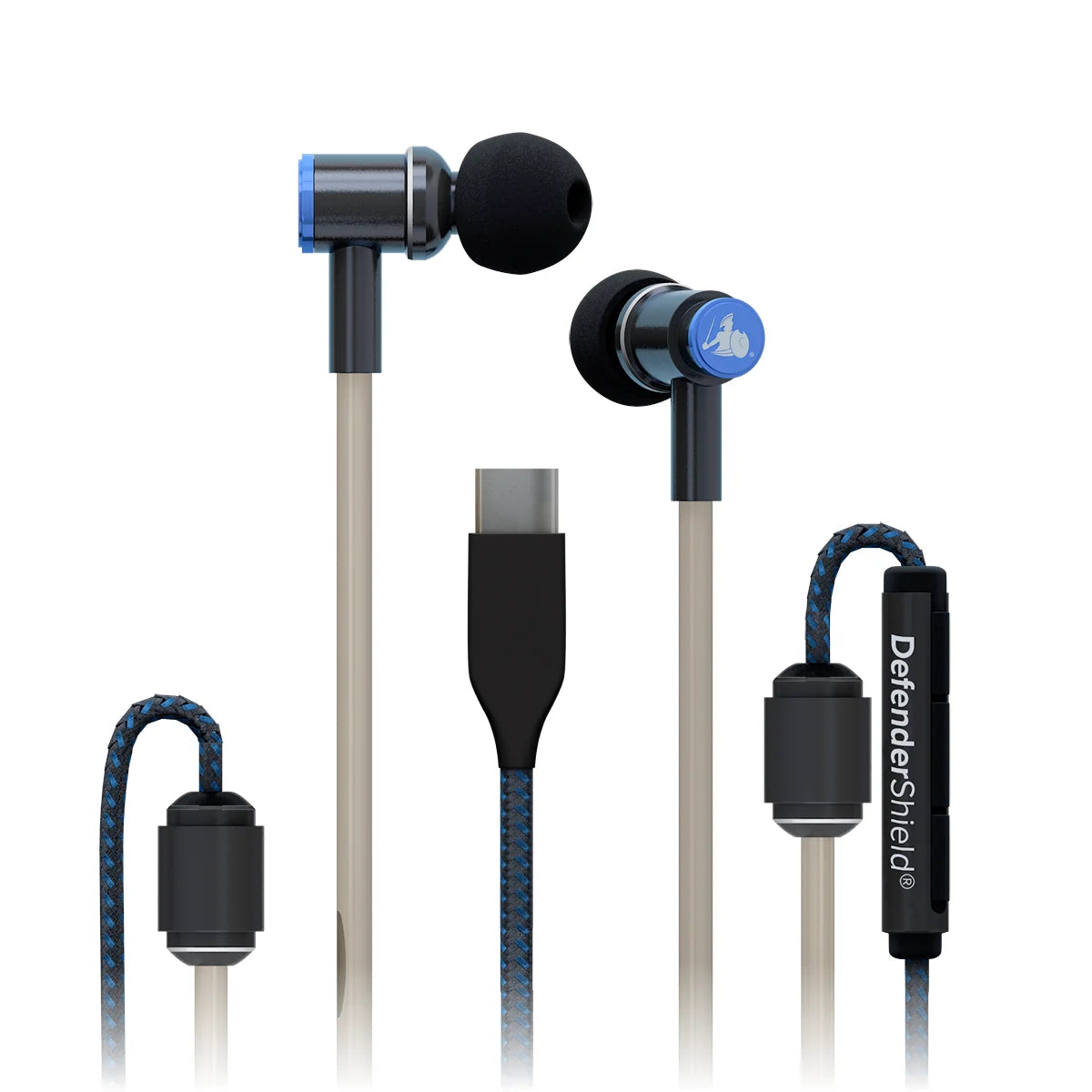 EMF Radiation-Free Earbuds Air Tube Stereo Headphones - simple - by DefenderShield (image 1) | Heavy Bass & Prosody