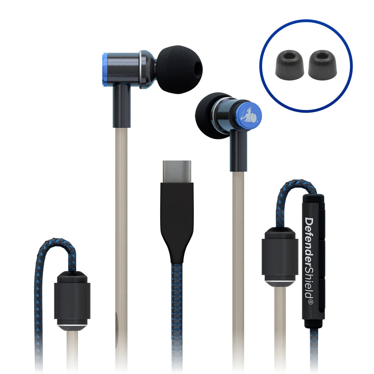 EMF Radiation-Free Earbuds Air Tube Stereo Headphones - simple - by DefenderShield (image 4) | Heavy Bass & Prosody