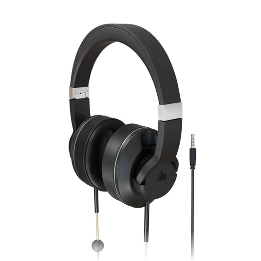 EMF Radiation-Free Air Tube Over-Ear Headphones with Built-In Mic and Full-Range Stereo Sound - (product 10477776109851)