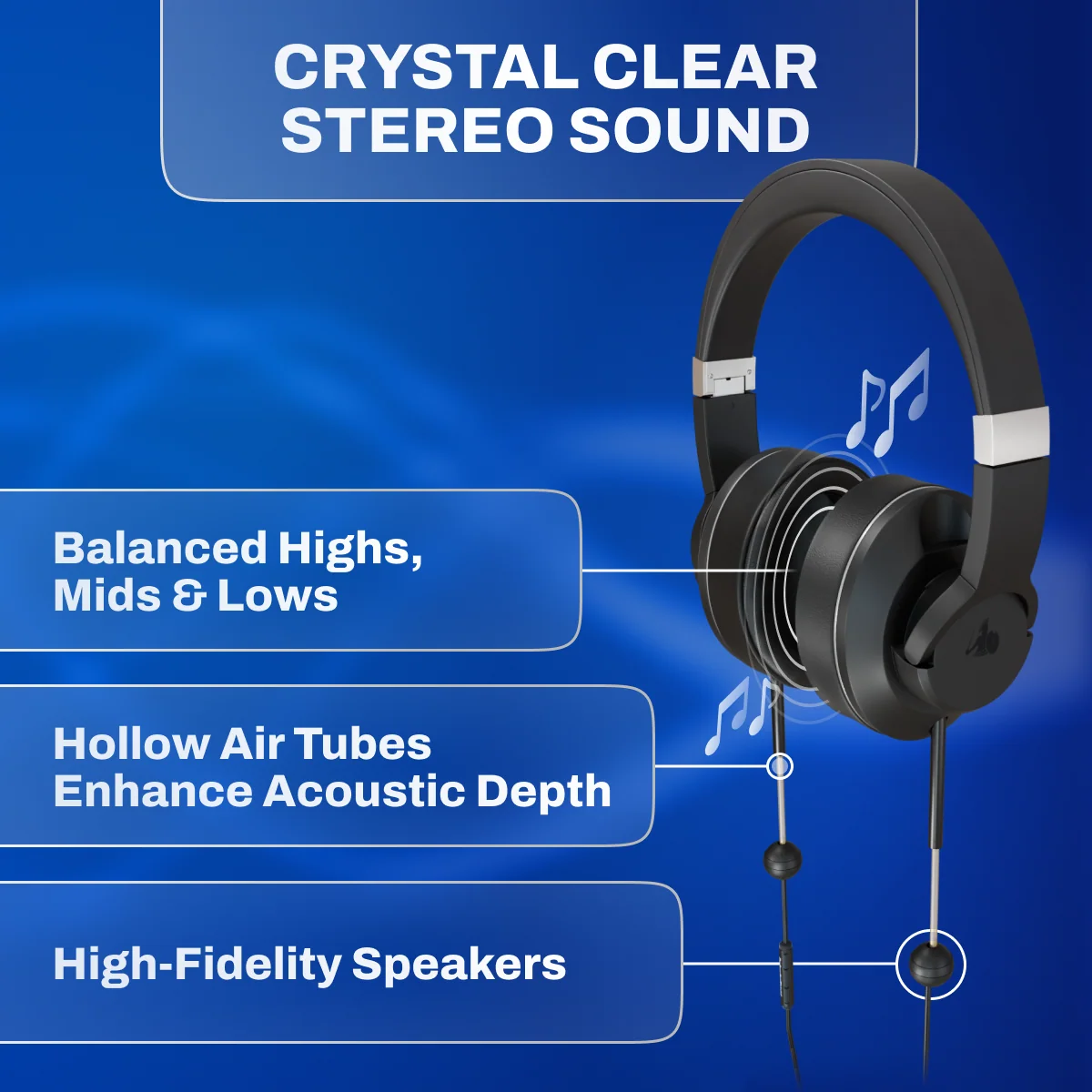 EMF Radiation-Free Air Tube Over-Ear Headphones with Built-In Mic and (product 10477776109851 image 43998717608219)