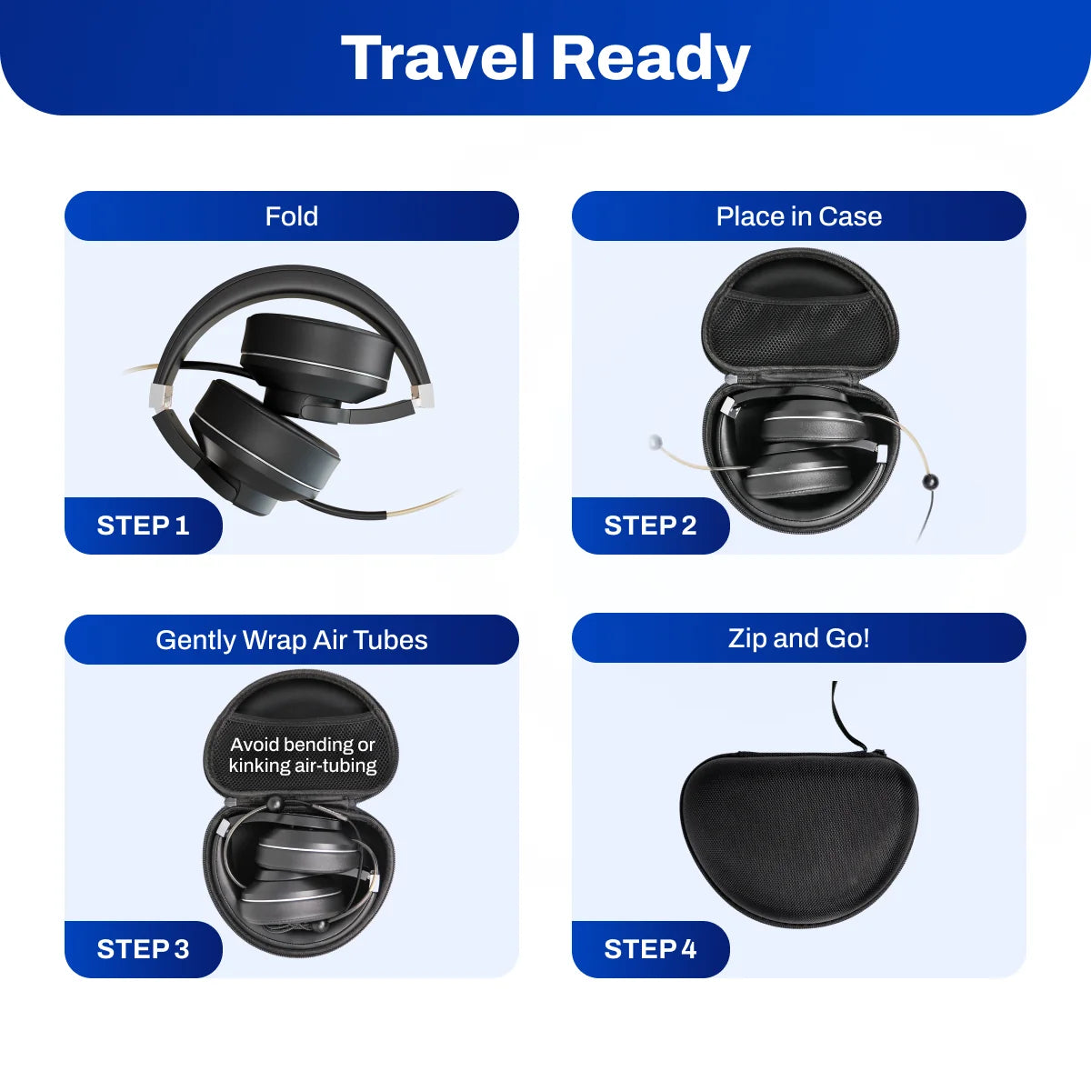 EMF Radiation-Free Air Tube Over-Ear Headphones with Built-In Mic and (product 10477776109851 image 43998717673755)