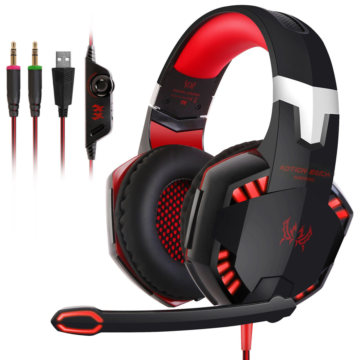 Kotion Each G2000 Gaming Headset Over Ear Headphones for PS4 Xbox Nintendo Switch PC Laptop - Electronics - by Best Product