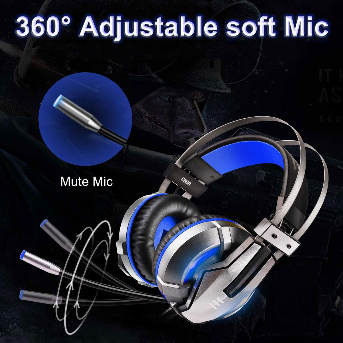 NEW Trend Gaming Headset Gamer Ear Wired Headphones for Smartphone/PS4/PC/Xbox (product 10477774799131 image 43998709743899)