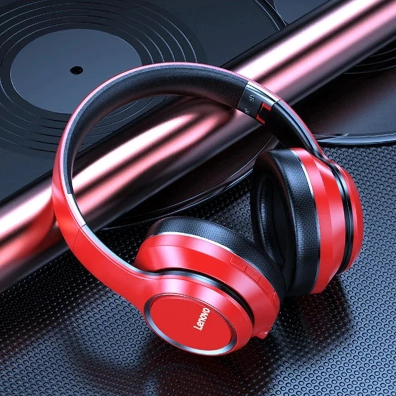 Lenovo HD200 Bluetooth Earphones Over-ear Foldable Computer Wireless (product 10477774733595 image 43998709121307)