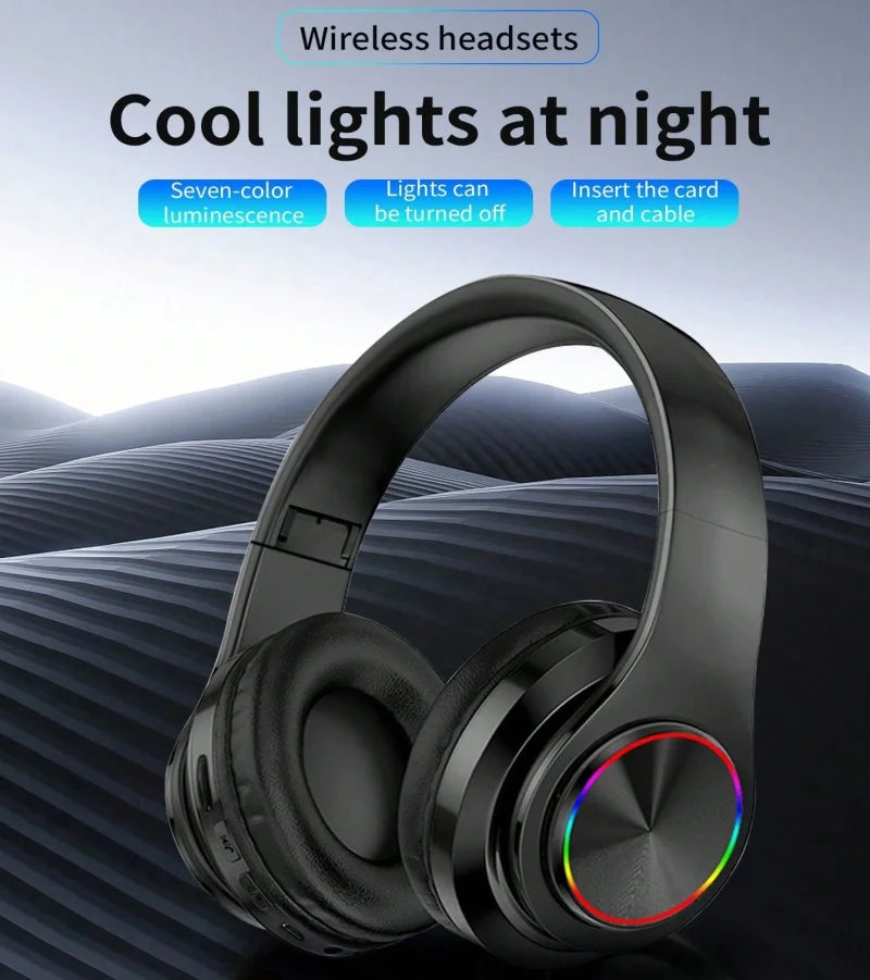 B39 Head-mounted Wireless Bluetooth Headphones With Mic Noise Cancelling Headsets Stereo Sport (product 10477774962971)