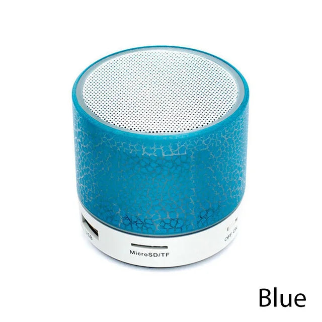 New Mini Portable Car Audio A9 Dazzling Crack LED Wireless Bluetooth 4.1 Subwoofer Speaker TF Card - by Noventix (image 11)