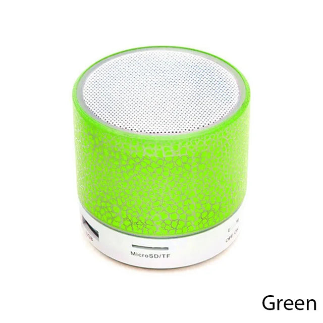 New Mini Portable Car Audio A9 Dazzling Crack LED Wireless Bluetooth 4.1 Subwoofer Speaker TF Card - by Noventix (image 9) |