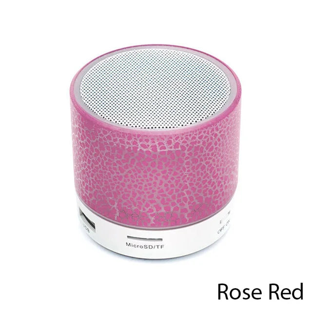 New Mini Portable Car Audio A9 Dazzling Crack LED Wireless Bluetooth 4.1 Subwoofer Speaker TF Card - by Noventix (image 7) |