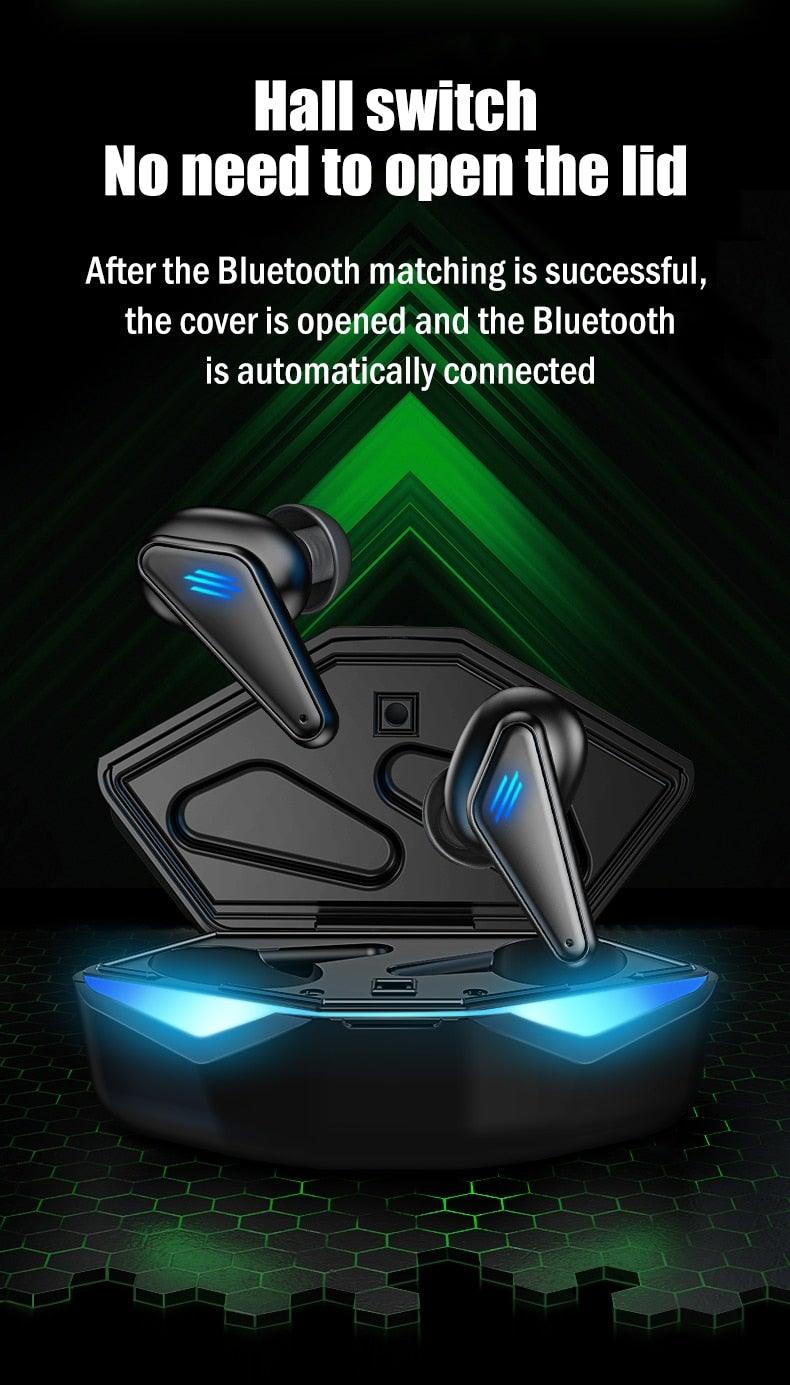 Bluetooth 5.0 Gaming Headset Workout Music Earphones Earbuds With Mic Bass (product 10477776240923 image 43998719901979)