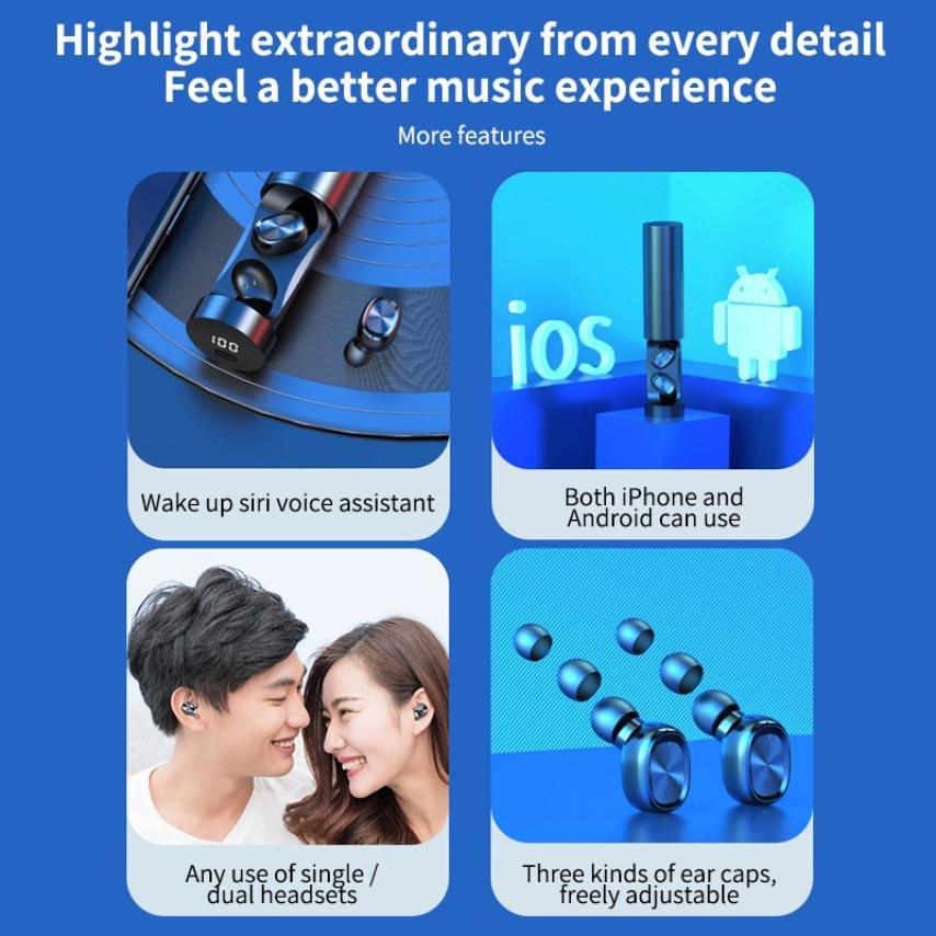 Bluetooth Earphones Wireless Headphones With Microphone Sports Waterproof (product 10477776044315 image 43998716756251)