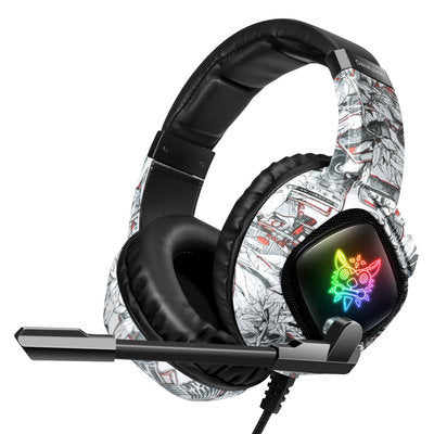 Gaming Headset For X-box One, PS4 Over Ear Headphones RGB Earphone With Noise (product 10477775454491 image 43998712987931)