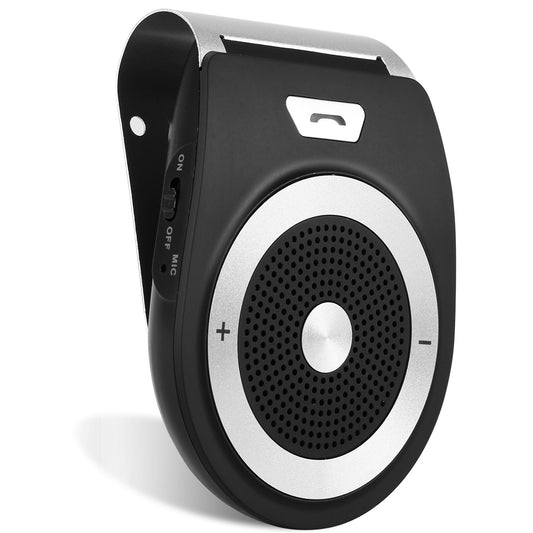 Car Wireless Speakerphone Wireless V4.1 In-Car Speaker Hands-free Calling Music Player Sun Visor (product 10477796426011)