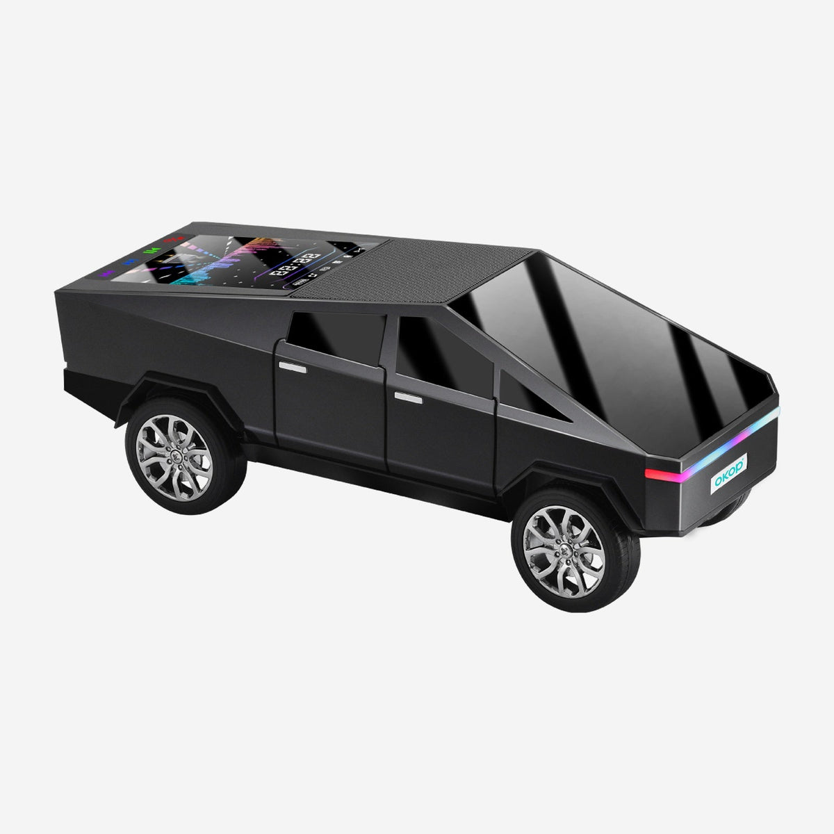 KP-828 Best-Selling Bluetooth Speaker Cyber Style Car Model With Dynamic Color (product 10477795672347 image 43998823711003)