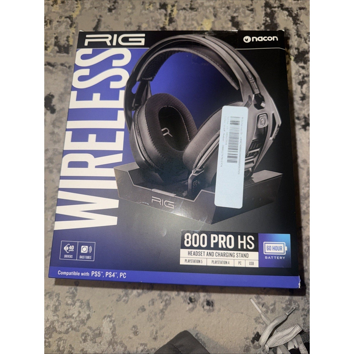 RIG 800 Pro HS Wireless Gaming Headset with Charging Stand, Black - Electronics - by Price Is Right Miami (image 1) | Heavy